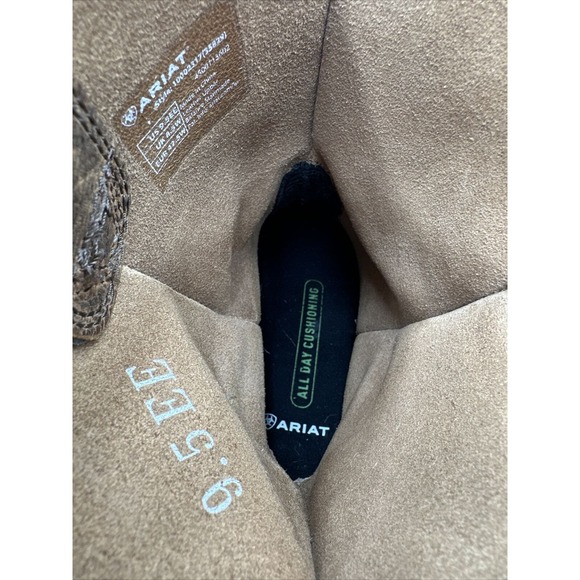 Ariat Rambler Western Brown Leather Boots Women’s Size 9.5 EE - Picture 7 of 8